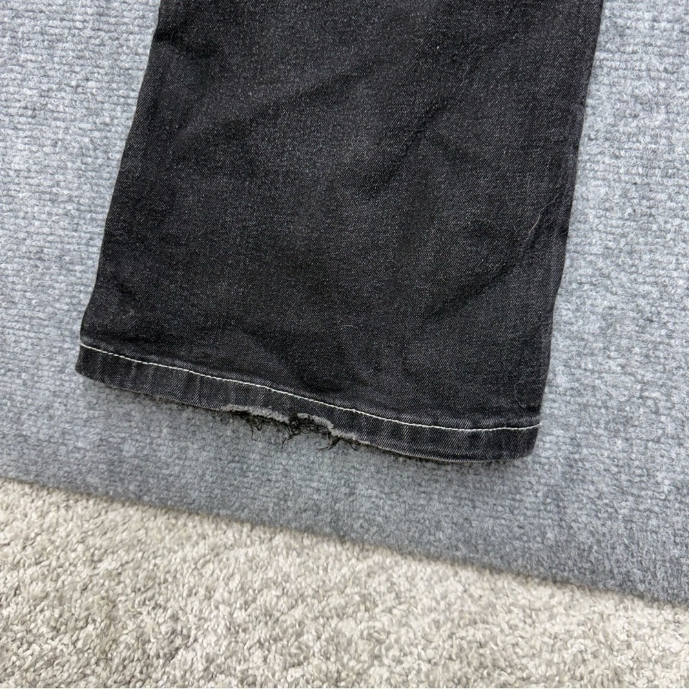 Rick Owens DRKSHDW Detroit Cut black buttonfly jeans men's size 32x31 distressed - Picture 14 of 14
